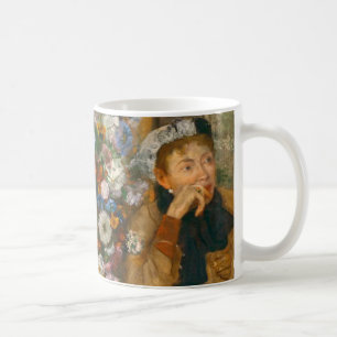 Degas A Woman Seated Beside a Vase of Flowers Coffee Mug