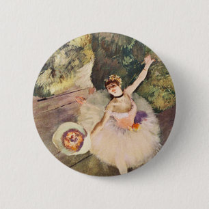 Degas Ballerina with a Bouquet of Flowers button