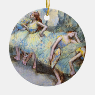 Degas Ballet Dancer Art Dancers Painting Ceramic Tree Decoration