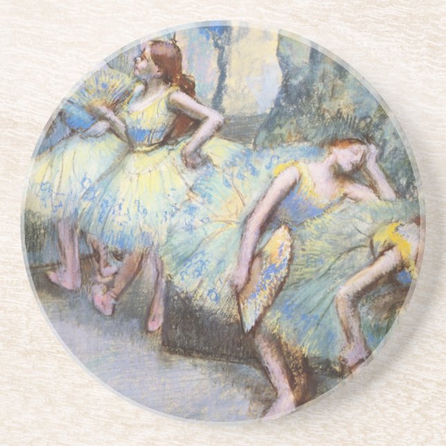 Degas Ballet Dancer Art Dancers Painting Coaster (Front)
