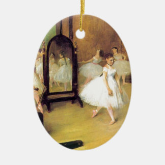 Degas Ballet Dancers Ceramic Tree Decoration