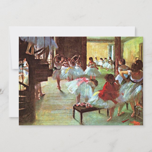 Degas -  Ballet School Card (Front)