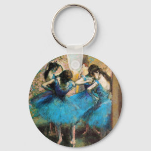 Degas Blue Dancers Key Chain