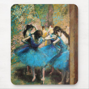 Degas Blue Dancers Mouse Mat