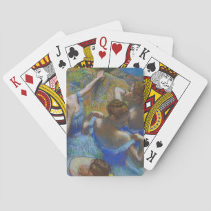 Degas Blue Dancers Pastel Fine Art Masterpiece Playing Cards