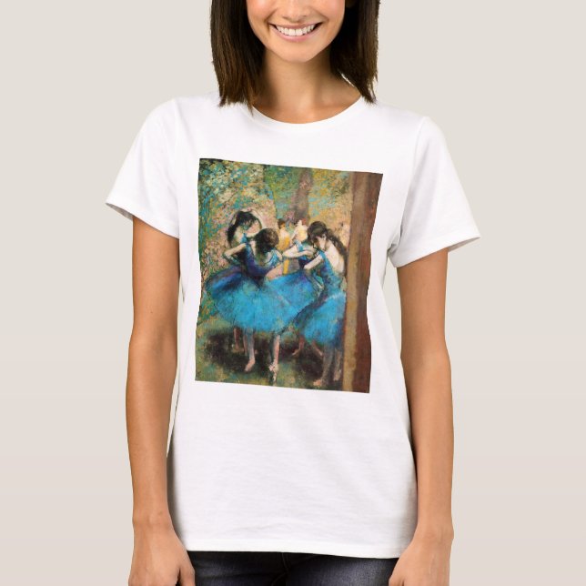 Degas Blue Dancers T-shirt (Front)