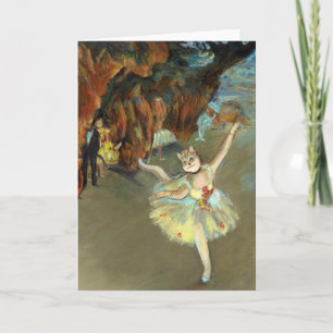 Degas' Cat Card