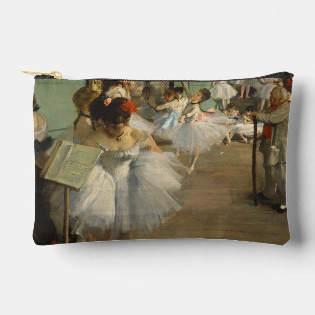 Degas Dance Class Ballet Dancers Ballerina Art Accessory Pouch (Front)