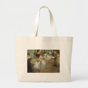 Degas Dance Class Ballet Dancers Ballerina Art Large Tote Bag
