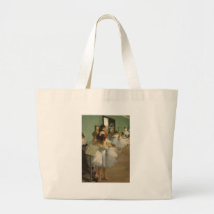 Degas Dance Class Ballet Dancers Ballerina Art Large Tote Bag