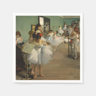 Degas Dance Class Ballet Dancers Ballerina Art Napkin