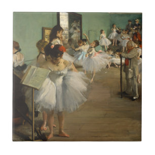 Degas Dance Class Ballet Dancers Ballerina Art Tile