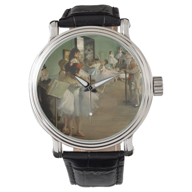 Degas Dance Class Ballet Dancers Ballerina Art Watch (Front)