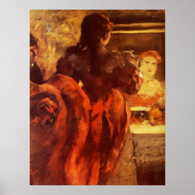 Degas - Dancer In Her Dressing Room 1879 Poster (Front)