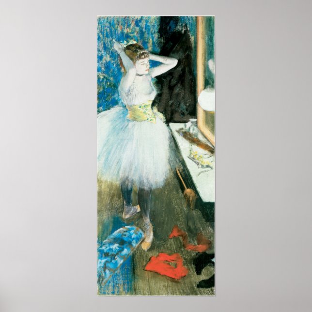 Degas - Dancer In Her Dressing Room Poster (Front)