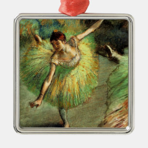 Degas - Dancer Tilting, famous painting, Metal Tree Decoration