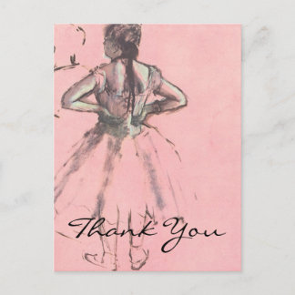 Degas' Dancer Viewed from the Back Postcard