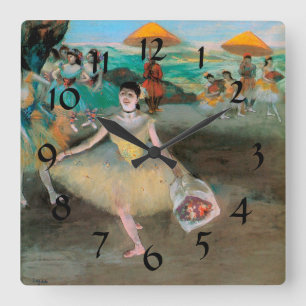 Degas 'Dancer with a Bouquet Bowing' Wall Clock