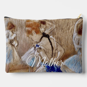Degas Dancer With Blue Ribbon Accessory Pouch