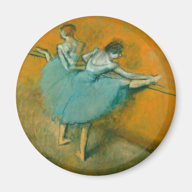 Degas Dancers at the Bar Ballet Magnet (Front)