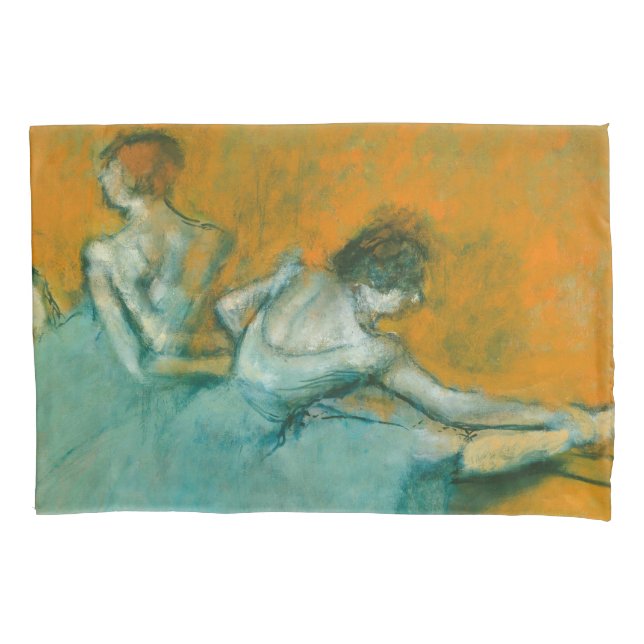Degas Dancers at the Bar Ballet Pillowcase (Front)