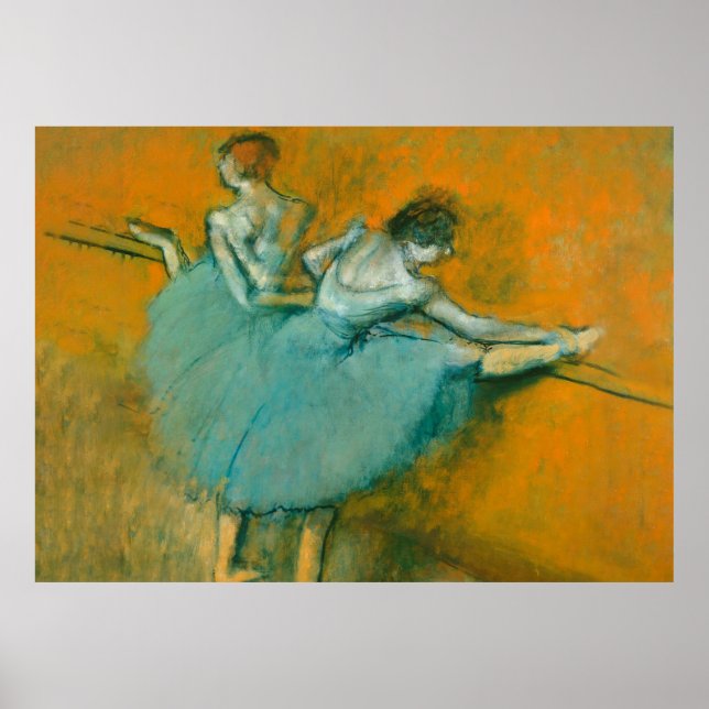 Degas Dancers at the Bar Ballet Poster (Front)