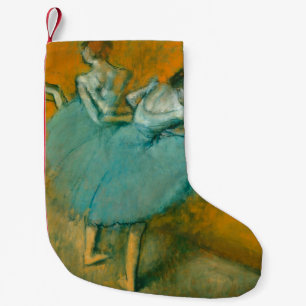 Degas Dancers at the Bar Ballet Small Christmas Stocking