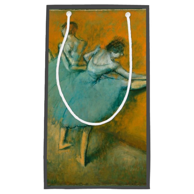 Degas Dancers at the Bar Ballet Small Gift Bag (Front)