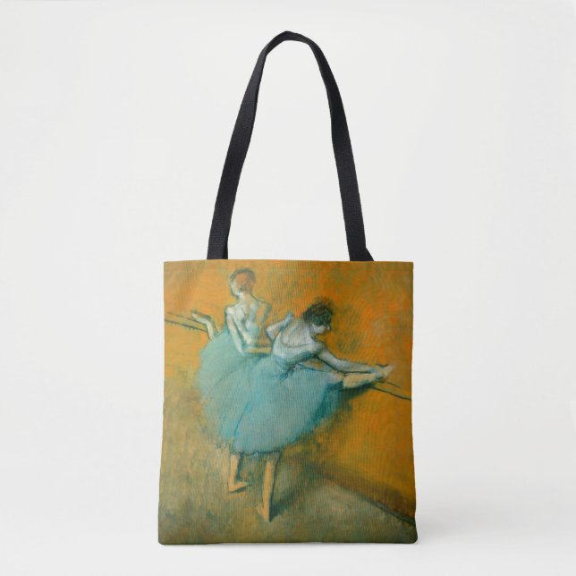 Degas Dancers at the Bar Ballet Tote Bag (Front)