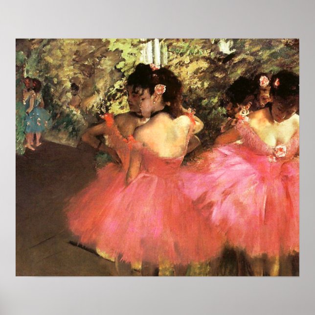 Degas Dancers in Pink Poster (Front)