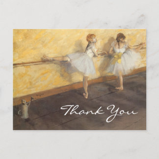 Degas' Dancers Practicing Postcard