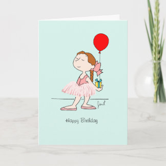 Degas Little Dancer Birthday Greeting Card