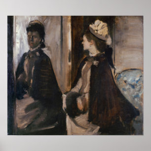 Degas - Mrs Jeantaud In The Mirror Poster