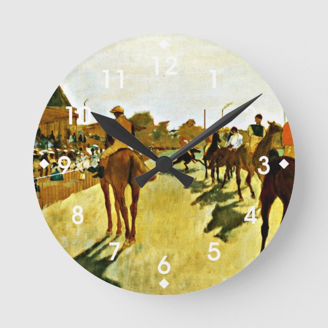 Degas: Racehorses Before the Stands Round Clock (Front)