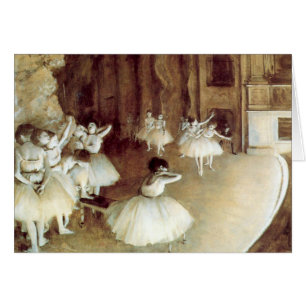 Degas' Rehearsal on Stage