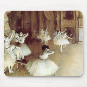 Degas' Rehearsal on Stage Mouse Mat