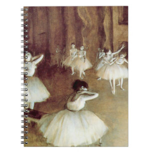 Degas' Rehearsal on Stage Notebook