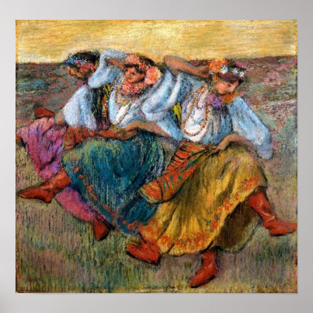 Degas - Russian Dancers Poster (Front)