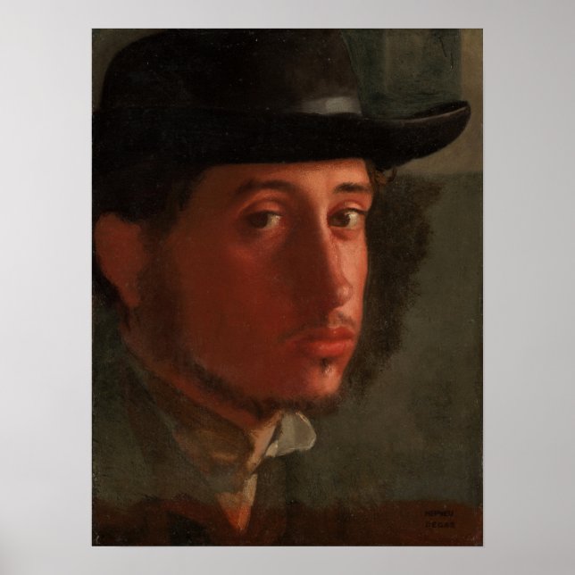 Degas - Self-Portrait Poster (Front)