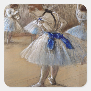 Degas Study of a Dancer  Square Sticker