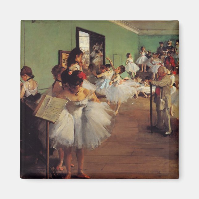 Degas: The Dance Class, 1874 Magnet (Front)