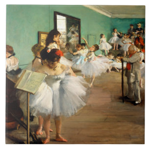 Degas The Dance Class Tile