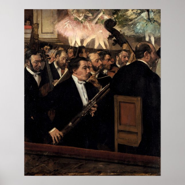 Degas - The Orchestra At The Opera Poster (Front)