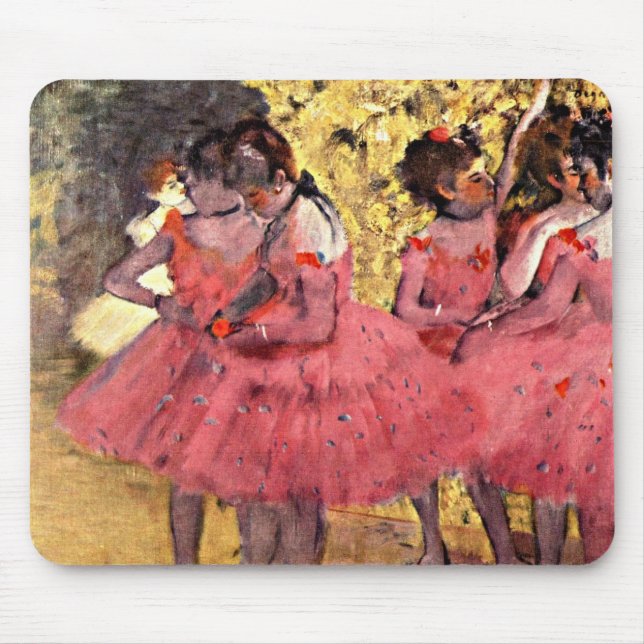 Degas: The Pink Dancers Mouse Mat (Front)