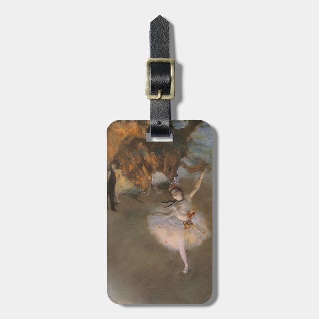 Degas The Star Dancer on Stage Luggage Tag (Front Vertical)