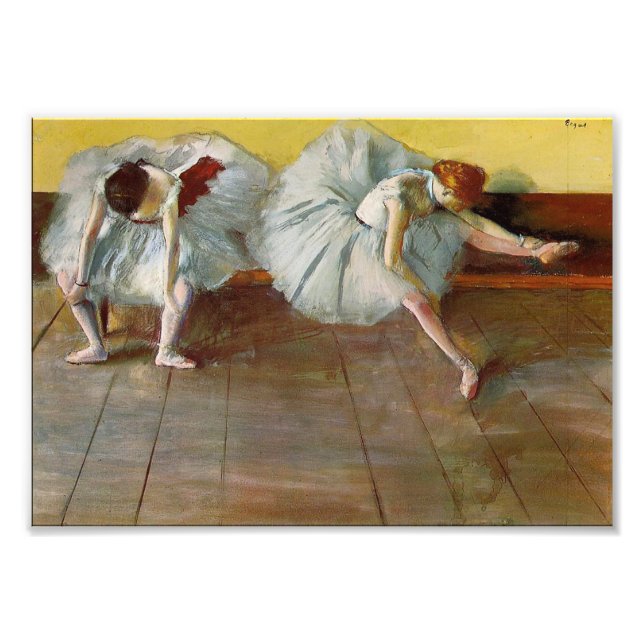 Degas Two Ballet Dancers Photo Print (Front)