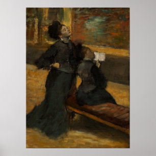 Degas - Visit To A Museum Poster