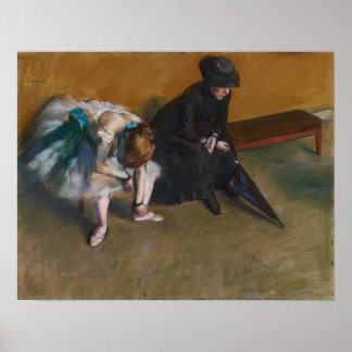 Degas - Waiting Poster