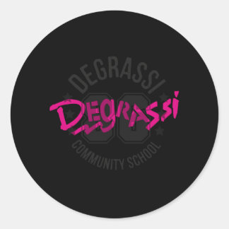Degrassi Panthers Gym Classic Round Sticker