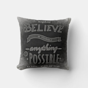 Degree Graduate Congratulations Gift Personalised Cushion